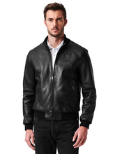 Automobili Lamborghini Leather Bomber Jacket | Lamborghini Store
