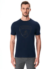 T-shirt da uomo con logo a scudo grande | Lamborghini Store