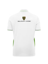 Polo bianca da uomo Automobili Lamborghini Squadra Corse | Lamborghini Store