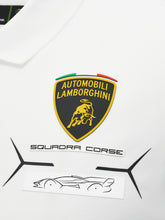 Polo bianca da uomo Automobili Lamborghini Squadra Corse | Lamborghini Store