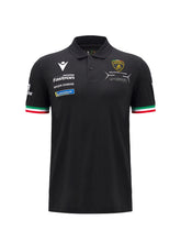 Polo nera da uomo Automobili Lamborghini Squadra Corse | Lamborghini Store
