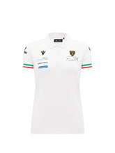 Automobili Lamborghini Squadra Corse Weißes Damen-Poloshirt | Lamborghini Store