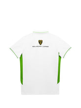 KIDS' SQUADRA CORSE WHITE POLO SHIRT | Lamborghini Store
