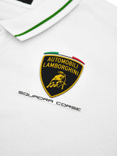 KIDS' SQUADRA CORSE WHITE POLO SHIRT | Lamborghini Store