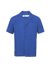 Relaxed Fit Capri Collar Linen Shirt | Lamborghini Store