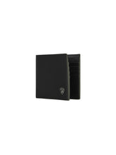 PORTAFOGLIO IN PELLE CON DETTAGLI IN CONTRASTO VERDE MILITARE | Lamborghini Store