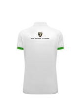Squadra Corse women's white polo shirt | Lamborghini Store