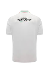 Squadra Corse polo blanc pour homme | Lamborghini Store