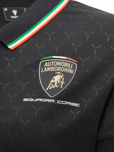 Squadra Corse polo noir pour femme | Lamborghini Store