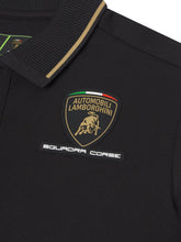 Squadra Corse schwarzes Kinder-Poloshirt | Lamborghini Store