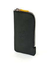 Card Holder With Clip In Upcycled Leather | Lamborghini Store