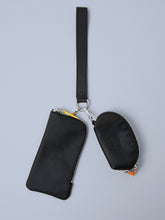 Card Holder With Clip In Upcycled Leather | Lamborghini Store