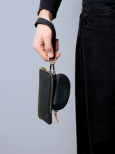 Card Holder With Clip In Upcycled Leather | Lamborghini Store