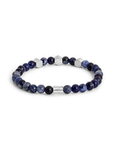 Bracciale in rodio e sodalite | Lamborghini Store