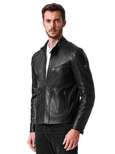 Automobili Lamborghini Leather Biker Jacket - Iconic | Lamborghini Store