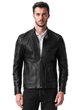 Automobili Lamborghini Leather Biker Jacket - Iconic | Lamborghini Store