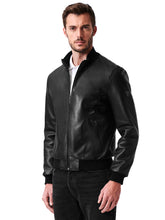 Automobili Lamborghini Leather Bomber Jacket - Iconic | Lamborghini Store