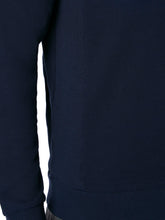 MEN'S NAVY BLUE ROUND NECK SWEATSHIRT | Lamborghini Store