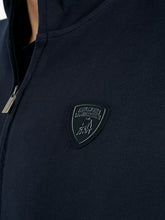 MEN'S NAVY BLUE FULL ZIP SWEATSHIRT | Lamborghini Store