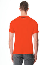 MEN'S ORANGE T SHIRT WITH BIG SHIELD LOGO | Lamborghini Store