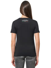 WOMEN'S BLACK T SHIRT WITH SHIELD LOGO | Lamborghini Store