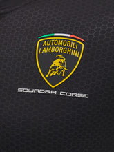 MEN'S SQUADRA CORSE BLACK POLO SHIRT | Lamborghini Store