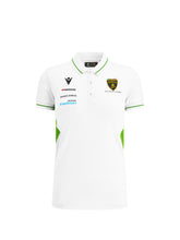 WOMEN'S SQUADRA CORSE WHITE POLO SHIRT - Gifts | Lamborghini Store