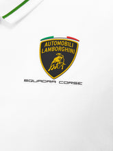Polo bianca da donna Automobili Lamborghini Squadra Corse | Lamborghini Store