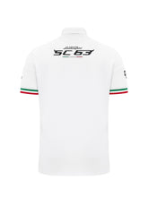 MEN'S SQUADRA CORSE WHITE POLO SHIRT | Lamborghini Store