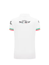 Automobili Lamborghini Squadra Corse Weißes Damen-Poloshirt | Lamborghini Store