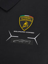 WOMEN'S SQUADRA CORSE BLACK POLO SHIRT | Lamborghini Store