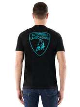 Contrast Shield Logo Print T-Shirt | Lamborghini Store