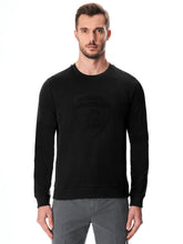 Automobili Lamborghini Crew Neck Sweatshirt With Embossed Shield Logo | Lamborghini Store