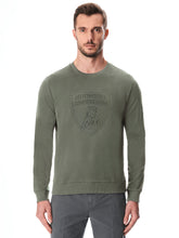 Automobili Lamborghini Crew Neck Sweatshirt With Embossed Shield Logo - Iconic | Lamborghini Store