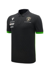 Squadra Corse men's black polo shirt - FULL PRICE | Lamborghini Store