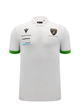 Squadra Corse men's white polo shirt - FULL PRICE | Lamborghini Store