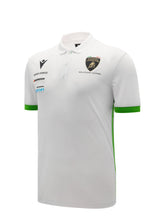 Squadra Corse men's white polo shirt - FULL PRICE | Lamborghini Store