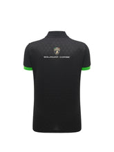 Squadra Corse women's black polo shirt | Lamborghini Store
