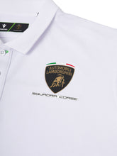 Squadra Corse kid's white polo shirt | Lamborghini Store