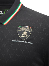Squadra Corse polo noir pour homme | Lamborghini Store