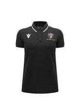 Squadra Corse polo noir pour femme - FULL PRICE | Lamborghini Store