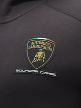 Squadra Corse schwarzes Trikolore Herren-Sweatshirt mit Reißverschluss | Lamborghini Store