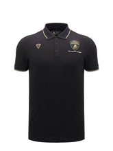 Squadra Corse schwarzes Herren-Poloshirt - FULL PRICE | Lamborghini Store