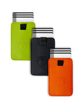 Upcycled Leather Badge Holder | Lamborghini Store