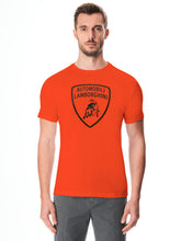 T-SHIRT CREW NECK AUTOMOBILI LAMBORGHINI ICONIC BIG SHIELD | Lamborghini Store